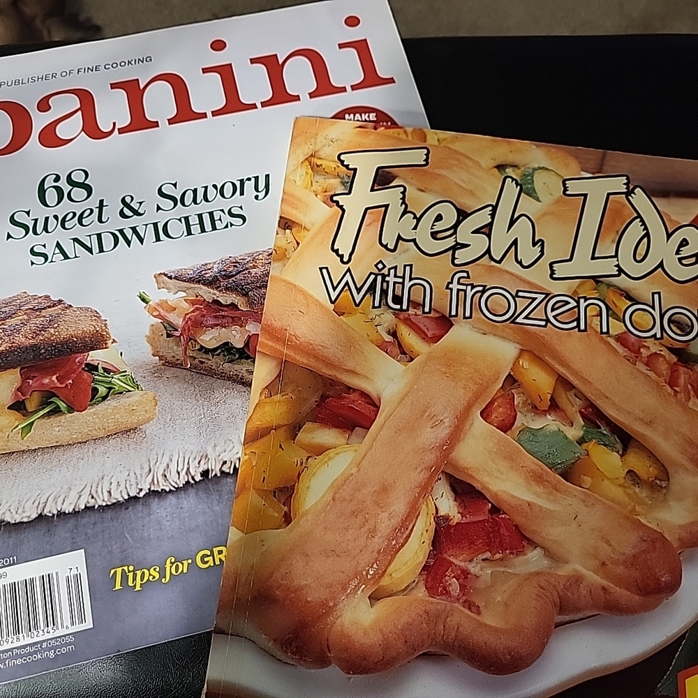 Panini and Fresh Ideas Cookbooks- Lot Of 2